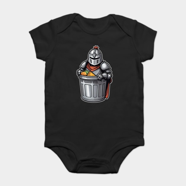 Garbage Knight 3 Baby Bodysuit by Grave Digs